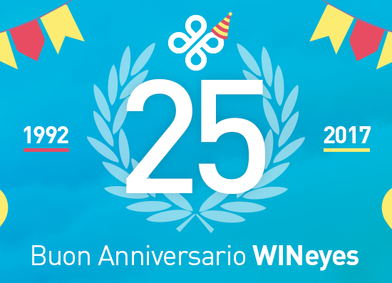 25 anni di WINeyes 🎂 Festeggia con noi